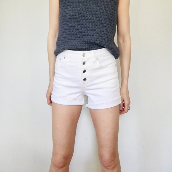J.Crew high-rise button fly shorts - Picture 3 of 16